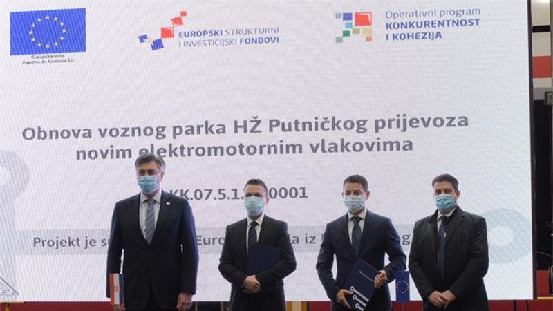 Plenković: U sljedećem desetljeću investirat ćemo oko tri milijarde eura u željezničku infrastrukturu